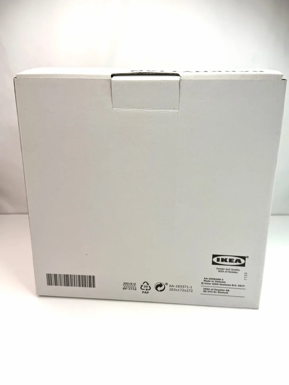 IKEA BARKHYTTAN Glass Metal Display Case Box
